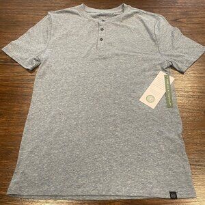 NWT Threads 4 Thought Men's Tee XS Blue Triblend Henley Short Sleeve Stitch Fix